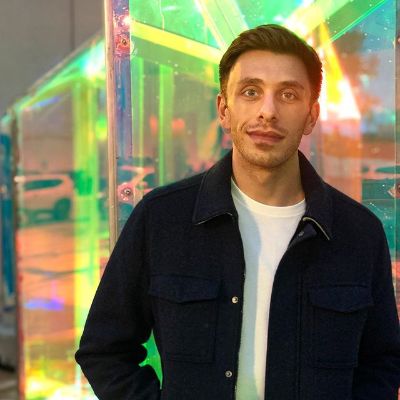 Brock Ciarlelli posing for his Instagram feed.